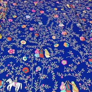 Hand embroidered Kashmiri Pashmina shawl